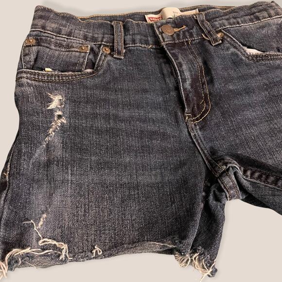 Levis 511 Slim Distressed Shorts - Picture 4 of 4